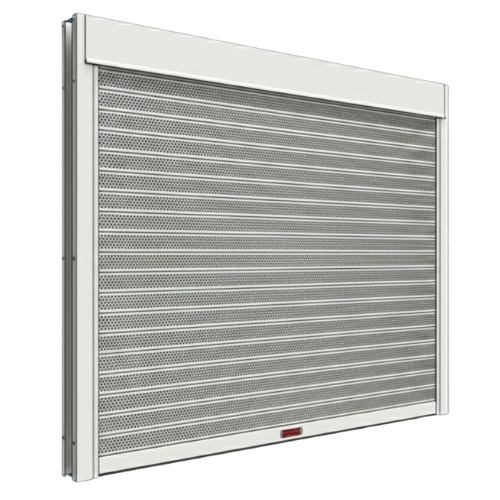 Rideau métallique lames micro-perforées - Installation rideau métallique à Boulogne-Billancourt - DRM